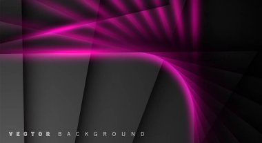 Pembe ışık çizgi gölge koyu gri lüks arka plan