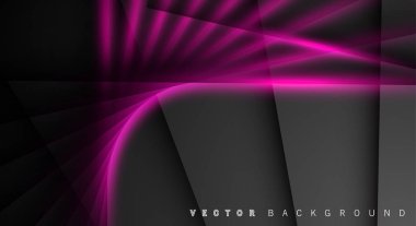 Pembe ışık çizgi gölge koyu gri lüks arka plan