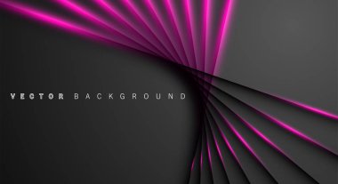 Pembe ışık çizgi gölge koyu gri lüks arka plan