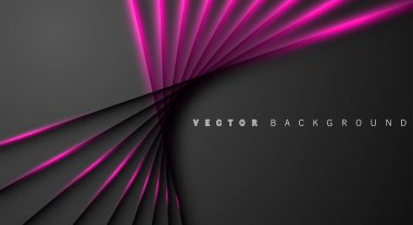 Pembe ışık çizgi gölge koyu gri lüks arka plan