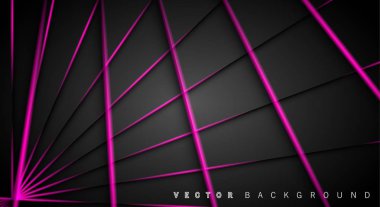 Pembe ışık çizgi gölge koyu gri lüks arka plan