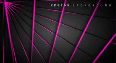 Pembe ışık çizgi gölge koyu gri lüks arka plan