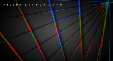 Tasarımınız için bir afiş arka planı ayarlayın. bir ışık hattının gölgesi. vektör grafik tasarım illüstrasyon