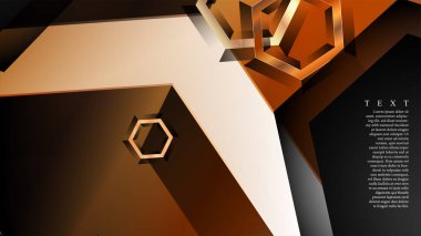 gradyan altıgen şekilli soyut vektör arka planı. arka plan her şey için uygundur. eps 10