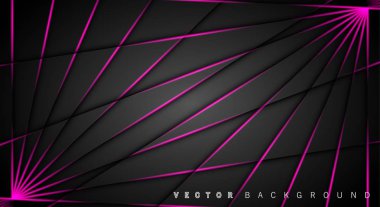 Pembe ışık çizgi gölge koyu gri lüks arka plan