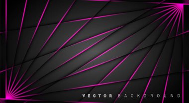 Pembe ışık çizgi gölge koyu gri lüks arka plan