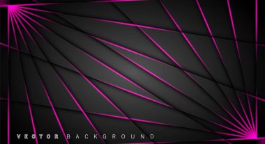 Pembe ışık çizgi gölge koyu gri lüks arka plan