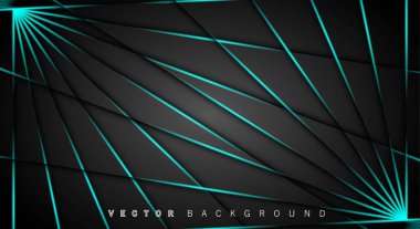 Mavi ışık çizgi gölge koyu gri lüks arka plan