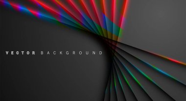 Tasarımınız için bir afiş arka planı ayarlayın. bir ışık hattının gölgesi. vektör grafik tasarım illüstrasyon