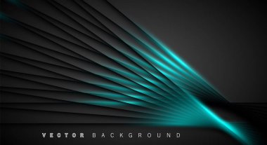 Mavi ışık çizgi gölge koyu gri lüks arka plan