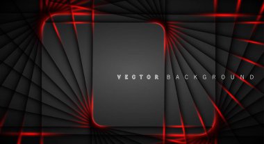 Kırmızı ışık çizgi gölge koyu gri lüks arka plan