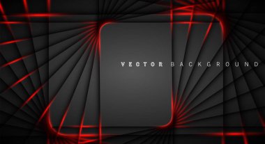 Kırmızı ışık çizgi gölge koyu gri lüks arka plan