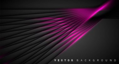 Pembe ışık çizgi gölge koyu gri lüks arka plan