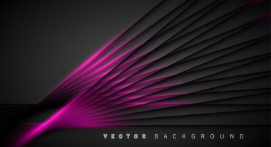 Pembe ışık çizgi gölge koyu gri lüks arka plan