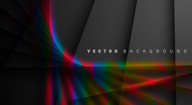 Tasarımınız için bir afiş arka planı ayarlayın. bir ışık hattının gölgesi. vektör grafik tasarım illüstrasyon