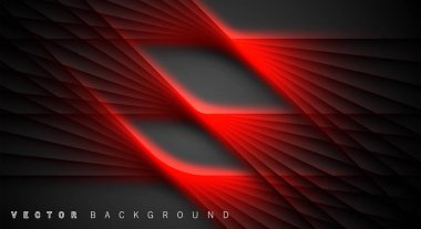 Kırmızı ışık çizgi gölge koyu gri lüks arka plan