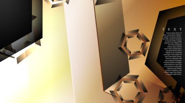 gradyan altıgen şekilli soyut vektör arka planı. arka plan her şey için uygundur. eps 10