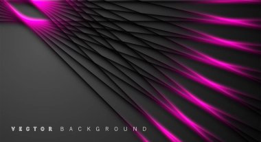 Pembe ışık çizgi gölge koyu gri lüks arka plan