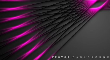 Pembe ışık çizgi gölge koyu gri lüks arka plan