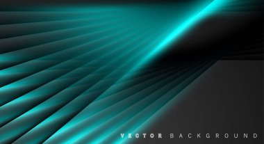 Mavi ışık çizgi gölge koyu gri lüks arka plan