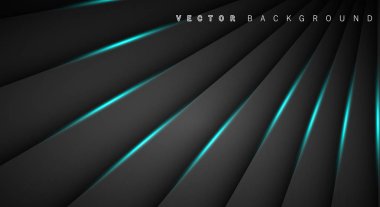 Mavi ışık çizgi gölge koyu gri lüks arka plan