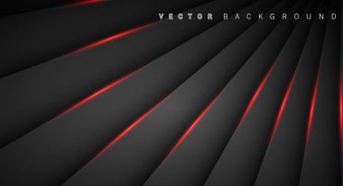 Kırmızı ışık çizgi gölge koyu gri lüks arka plan