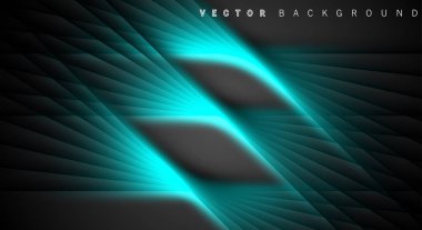 Mavi ışık çizgi gölge koyu gri lüks arka plan