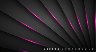 Pembe ışık çizgi gölge koyu gri lüks arka plan