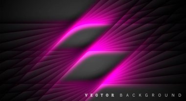 Pembe ışık çizgi gölge koyu gri lüks arka plan