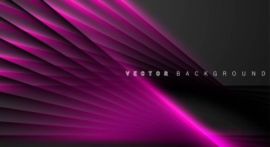 Pembe ışık çizgi gölge koyu gri lüks arka plan