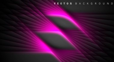 Pembe ışık çizgi gölge koyu gri lüks arka plan