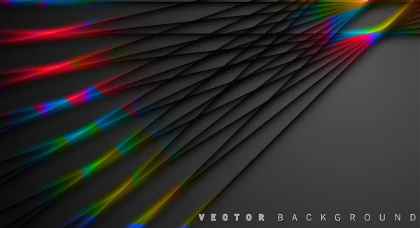 Establece un fondo de banner para tu diseño. sombra de una línea de luz. ilustración del diseño gráfico vectorial — Vector de stock