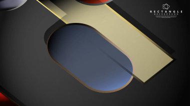 Soyut arka plan Tuğla ve taş renklerde yuvarlak dikdörtgen