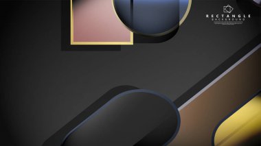 Soyut arka plan Tuğla ve taş renklerde yuvarlak dikdörtgen