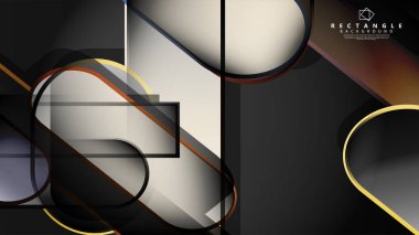 Soyut arka plan Tuğla ve taş renklerde yuvarlak dikdörtgen