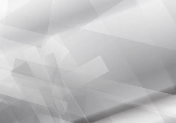Abstrato fundo cinza e branco eps 10 projetos geométricos para empresas de tecnologia — Vetor de Stock