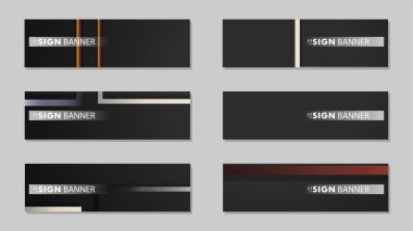 kare afiş vektör koleksiyonu. taş ve tuğla gradyan renk kompozisyonu