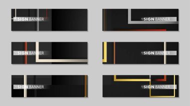 kare afiş vektör koleksiyonu. taş ve tuğla gradyan renk kompozisyonu