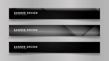 Renk degradelerinde geometrik arka planlara sahip soyut vektör afişleri