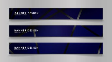 Renk degradelerinde geometrik arka planlara sahip soyut vektör afişleri