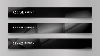 Renk degradelerinde geometrik arka planlara sahip soyut vektör afişleri