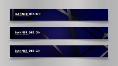 Renk degradelerinde geometrik arka planlara sahip soyut vektör afişleri