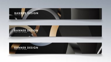 Daire arka planlı dikdörtgen bir afiş ayarlayın. nötr renk gradyanı