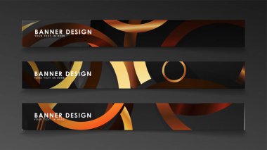 Ahşap renk kombinasyonu çevreleri ile soyut vektör afiş arka planlar ayarlayın