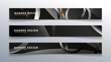 Daire arka planlı dikdörtgen bir afiş ayarlayın. nötr renk gradyanı