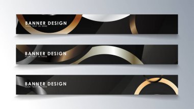 Daire arka planlı dikdörtgen bir afiş ayarlayın. nötr renk gradyanı