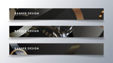 Daire arka planlı dikdörtgen bir afiş ayarlayın. nötr renk gradyanı