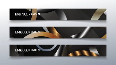 Daire arka planlı dikdörtgen bir afiş ayarlayın. nötr renk gradyanı