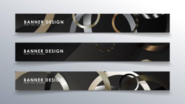 Daire arka planlı dikdörtgen bir afiş ayarlayın. nötr renk gradyanı