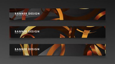 Ahşap renk kombinasyonu çevreleri ile soyut vektör afiş arka planlar ayarlayın